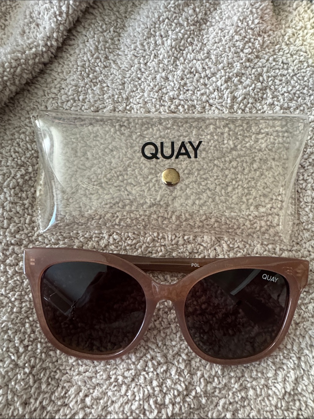 Quay Australia Brown Full-Frame Polarized Sunglasses. It’s My Way
